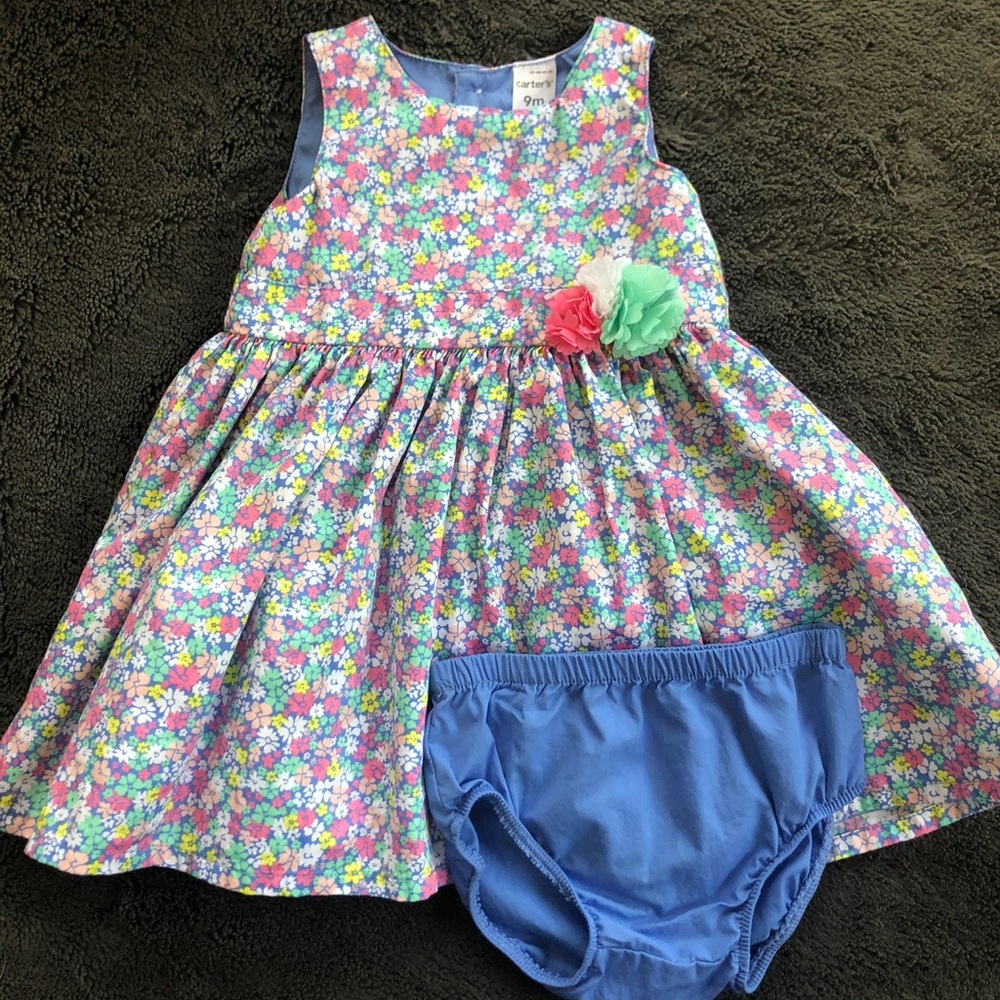 Carters 9 month flower print dress